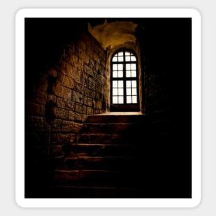 A  Window Within The Castle Keep Sticker